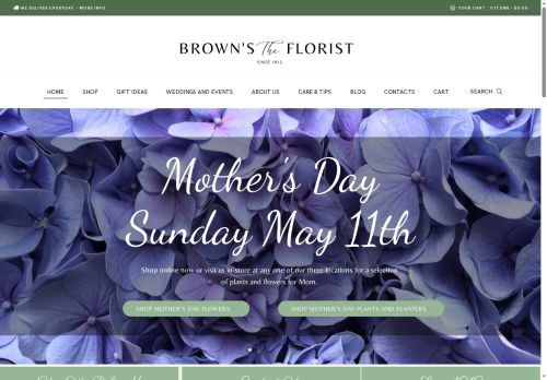 brownsflorist.com capture - 2025-05-12 14:50:58