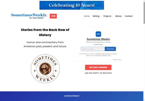 sometimesweekly.com capture - 2025-05-12 15:04:38