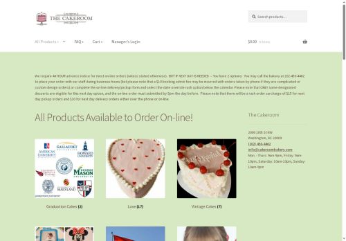 cakeroombakery.com capture - 2025-05-12 16:28:12