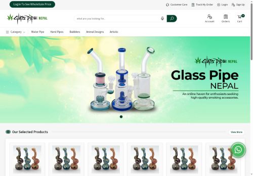 glasspipenepal.com capture - 2025-05-12 18:19:12