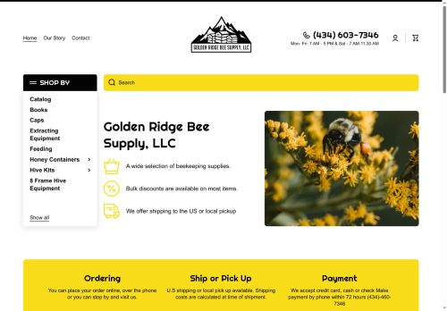 Golden Ridge Bee Supply capture - 2025-05-12 22:20:34