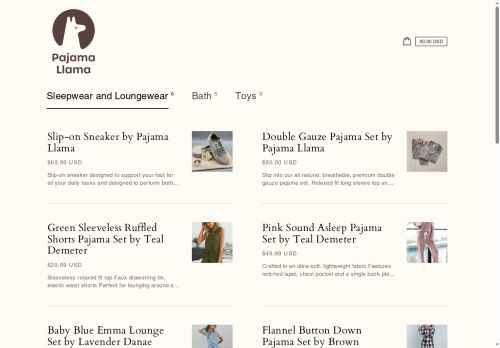 pajamallama.com capture - 2025-05-13 00:34:21