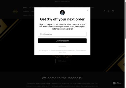 madnesscollectibles.com capture - 2025-05-13 01:30:41