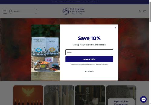 F.A. Dumont Church Supplies capture - 2025-05-13 07:26:31