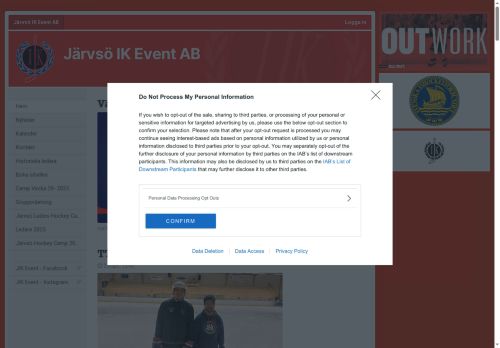 jarvsohockeycamp.se capture - 2025-05-13 07:38:40