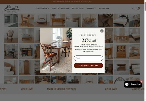 huntcountryfurniture.com capture - 2025-05-13 09:47:23