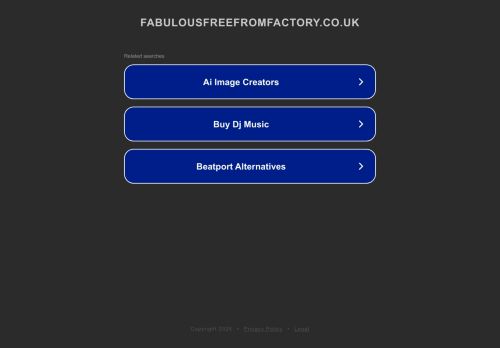 fabulousfreefromfactory.co.uk capture - 2025-05-13 10:09:58