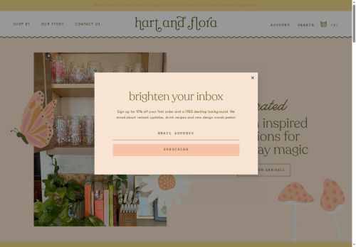 hartandflorashop.com capture - 2025-05-13 10:39:37