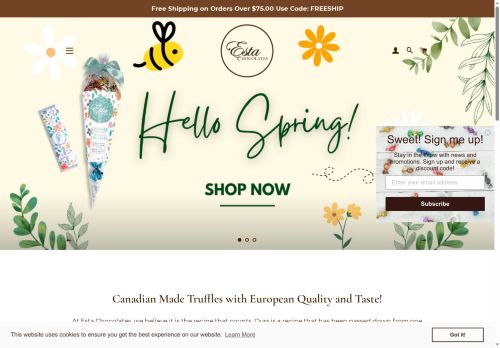 estachocolates.com capture - 2025-05-13 10:39:37