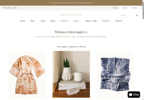 mesasupplyco.com capture - 2025-05-13 10:58:02