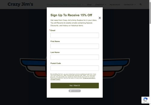 crazy-jims.com capture - 2025-05-13 11:27:44