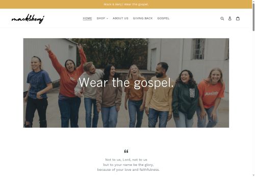 mackandbenj.com capture - 2025-05-13 13:28:41