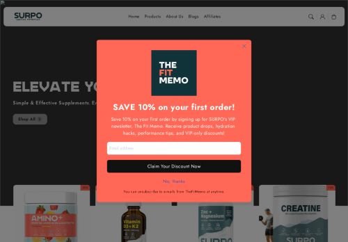 surponutrition.com capture - 2025-05-13 13:50:01