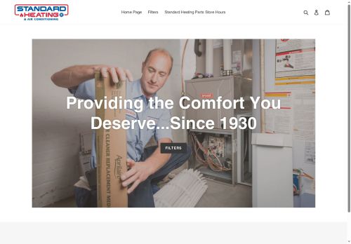 standardheatingstore.com capture - 2025-05-13 14:35:28