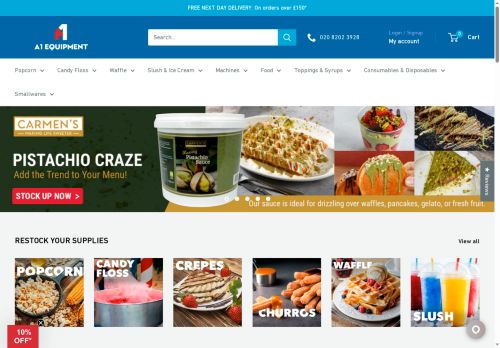 a1equipment.co.uk capture - 2025-05-13 16:00:34