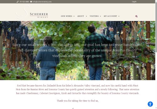 scherrerwinery.com capture - 2025-05-13 18:59:20