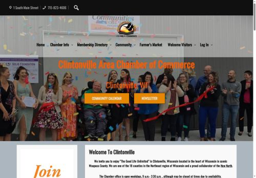clintonvillewichamber.com capture - 2025-05-13 19:07:24
