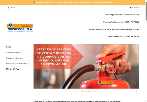 soprecorienlinea.com capture - 2025-05-13 20:09:44