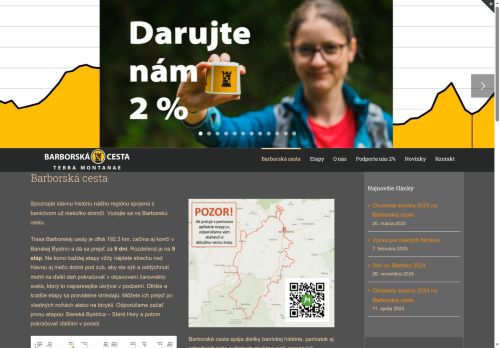 barborskacesta.sk capture - 2025-05-14 01:36:35