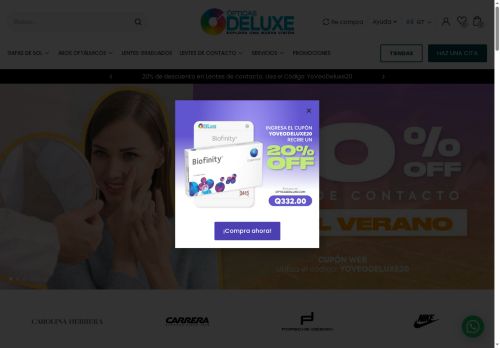 opticasdeluxe.store capture - 2025-05-14 01:38:28