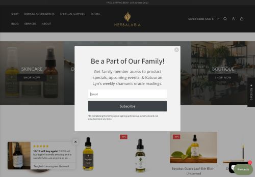 herbalaria.com capture - 2025-05-14 10:44:24
