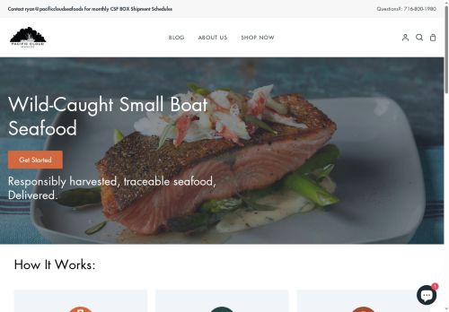 pacificcloudseafoods.com capture - 2025-05-14 11:33:56