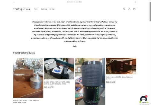 thriftiquelala.com capture - 2025-05-14 12:22:23