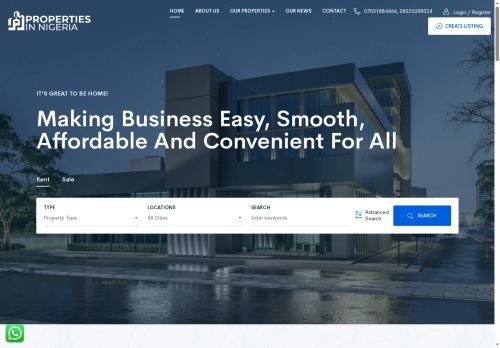 propertiesinnigeria.com capture - 2025-05-14 12:52:00