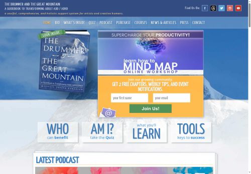 drummerandthegreatmountain.com capture - 2025-05-14 13:22:24