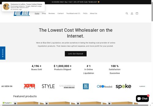 bluebirdliquidation.com capture - 2025-05-14 19:34:00