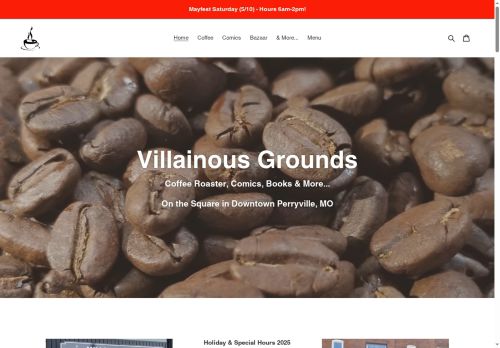 villainousgrounds.com capture - 2025-05-14 19:49:56