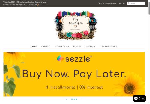 shopivyboutiqueonline.com capture - 2025-05-14 23:31:45