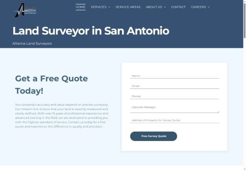 alliancelandsurveyors.com capture - 2025-05-15 00:53:53