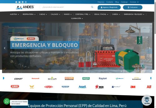 andes-safety.com capture - 2025-05-15 01:15:09