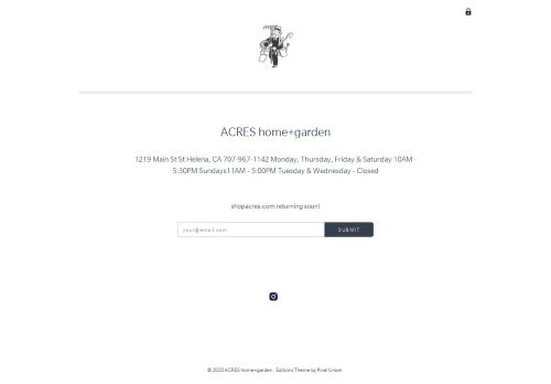 acreshomeandgarden.com capture - 2025-05-15 06:16:52