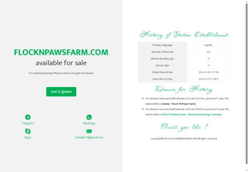 flocknpawsfarm.com capture - 2025-05-15 08:39:36