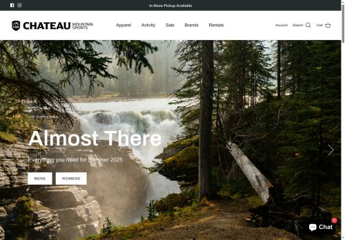 chateaumountainsports.com capture - 2025-05-15 09:29:16