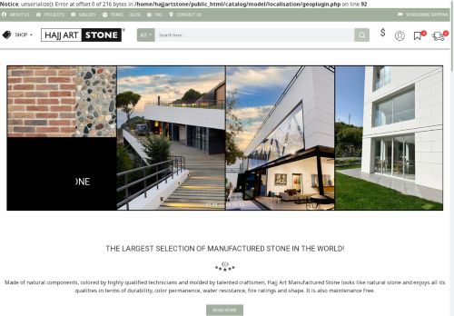 hajjartstone.com capture - 2025-05-15 13:32:45
