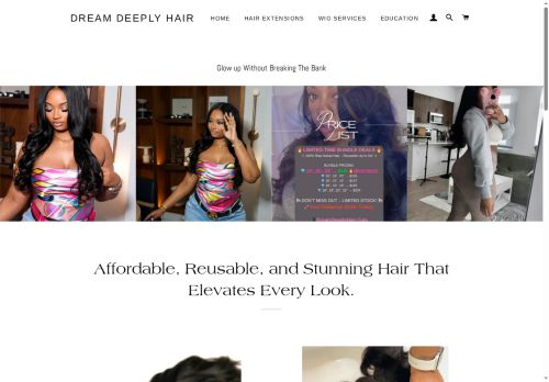 dreamdeeplyhair.com capture - 2025-05-15 15:29:10