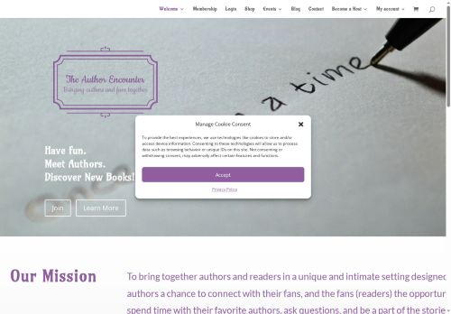 theauthorencounter.com capture - 2025-05-15 15:51:52