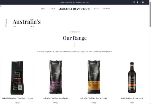 arkadiabeverages.co.uk capture - 2025-05-15 16:58:47