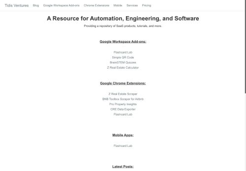 Tidis Ventures capture - 2025-05-15 17:59:07