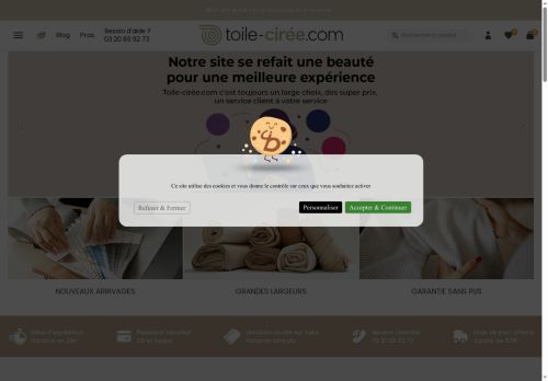 xn--toile-cire-j7a.com capture - 2025-05-15 19:07:48