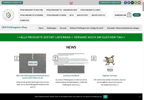 pfeilfangnetz.shop capture - 2025-05-15 21:40:14