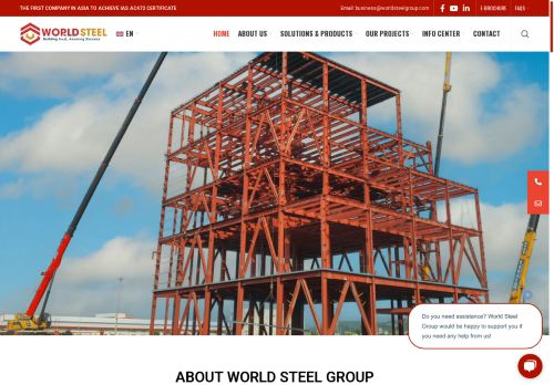 worldsteelgroup.com capture - 2025-05-16 01:29:57