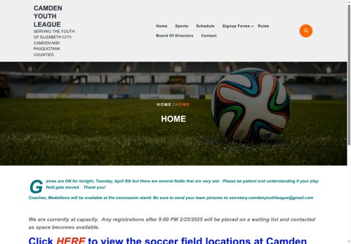 camdenyouthleague.com capture - 2025-05-16 06:13:42