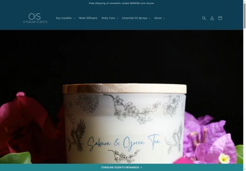 oyasumiscents.com capture - 2025-05-16 08:43:30