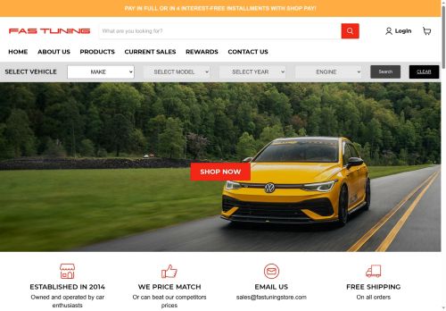 fastuningstore.com capture - 2025-05-16 09:21:08
