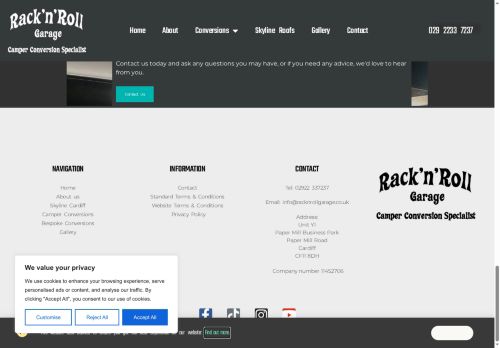 racknrollgarage.co.uk capture - 2025-05-16 09:38:31