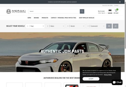 merakiautoworks.com capture - 2025-05-16 11:06:06